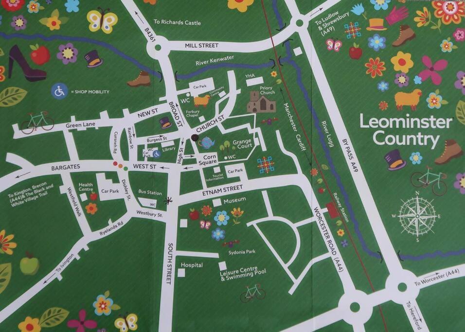 Medieval Roots And Harry Potter Townhouse - Hiking Near Ludlow Leominster Extérieur photo